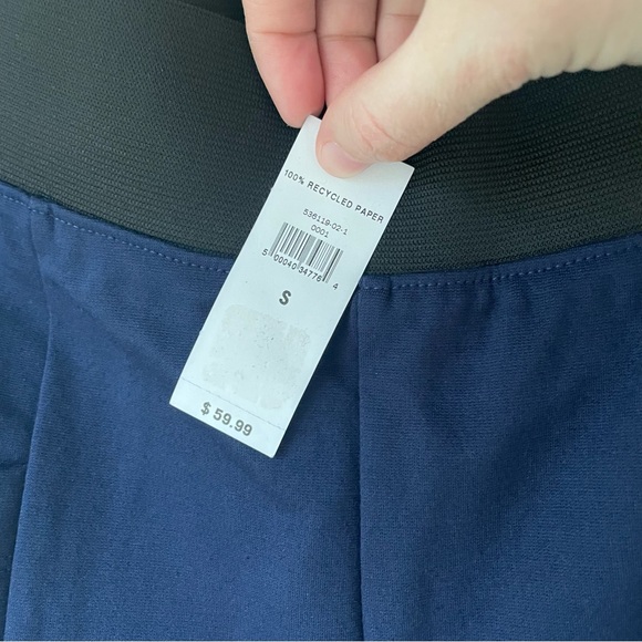 Banana Republic | NWT Navy Ponte Leggings with Black Elastic Waistband - Picture 6 of 8